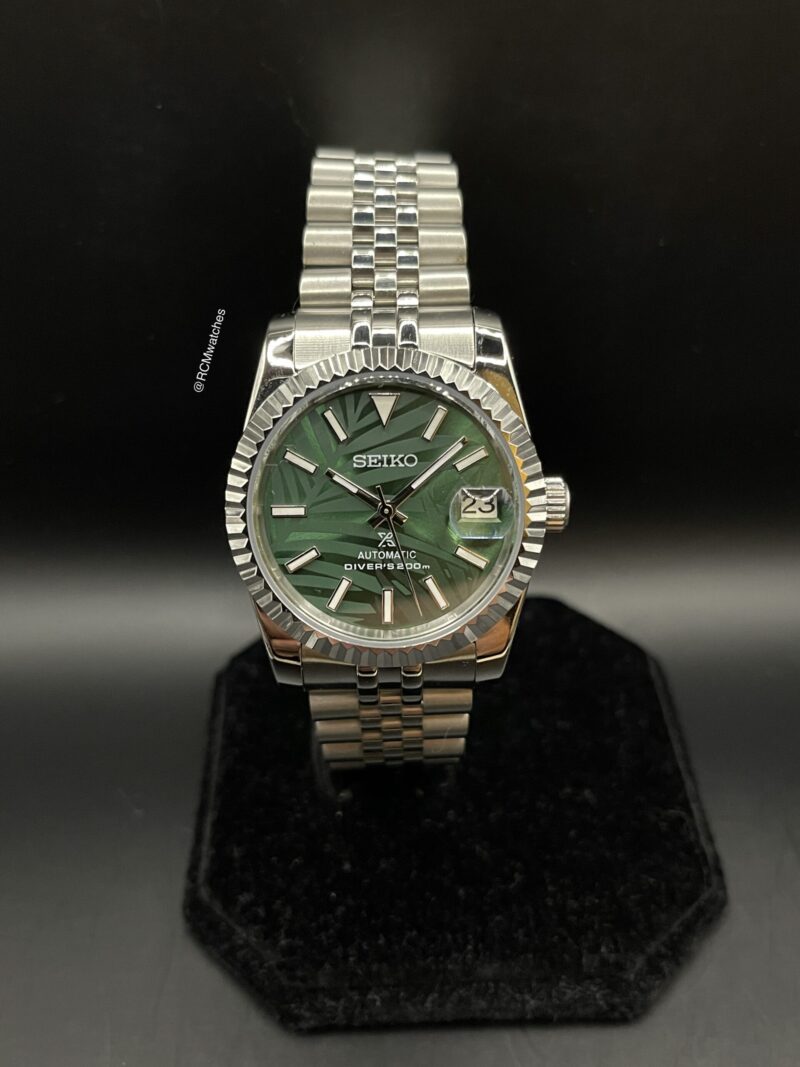 Date Just Palm Green Fluted - Afbeelding 3