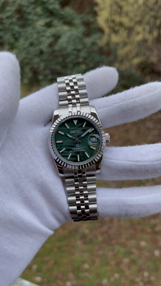 Date Just Palm Green Fluted - Afbeelding 6