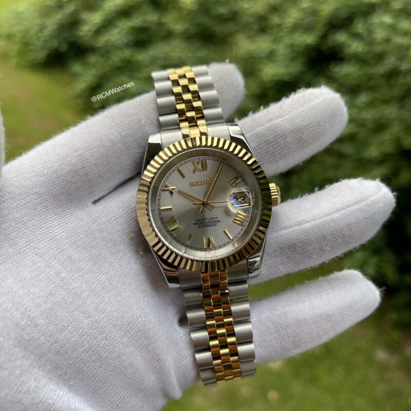 Date Just Roman Two-Tone Gold 40