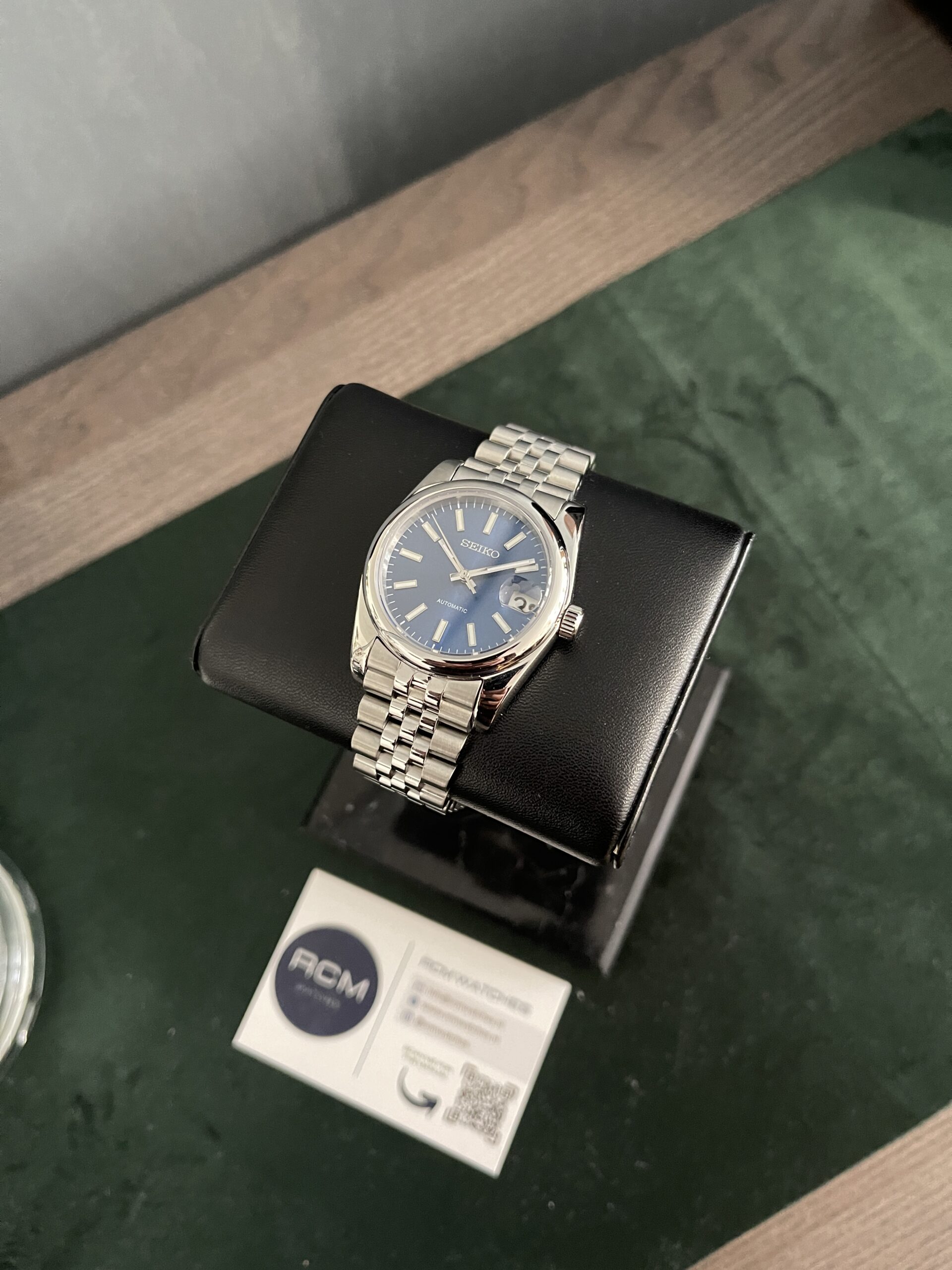 Date Just Navy Round Bezel - Afbeelding 5